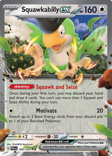 Squawkabilly ex [169/193] [Paldea Evolved] Holofoil