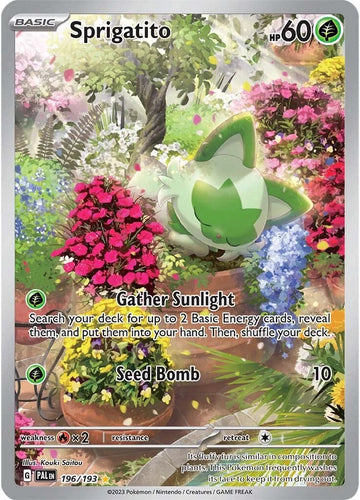 Sprigatito [196/193] [Paldea Evolved] Holofoil