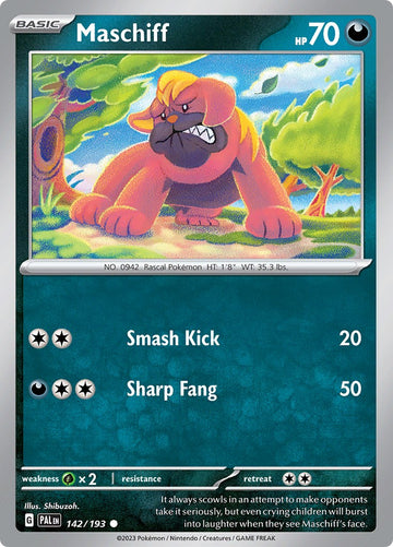 Maschiff [142/193] [Paldea Evolved] Reverse Holofoil
