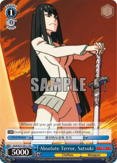 4d91944a-0b46-47fa-bea9-fb030e9bcfeb | ws-klk/s27-te11-td-nf-killlakill-t-tri-nm | Absolute Terror, Satsuki (TD)