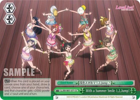 4d91944a-0b46-47fa-bea9-fb030e9bcfeb | ws-ll/en-w01-071-cc-nf-lovelivedx-cli-nm | With a Summer Smile 1,2,Jump!