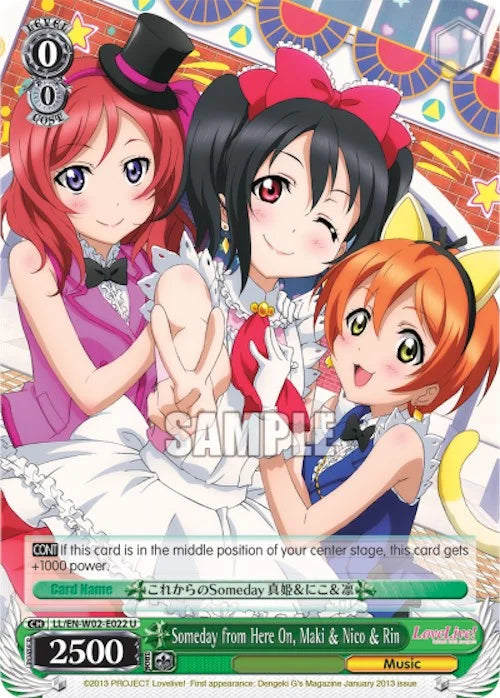 4d91944a-0b46-47fa-bea9-fb030e9bcfeb | ws-ll/en-w02-e022-u-nf-lovelivedxvol2-unc-nm | Someday from Here On, Maki & Nico & Rin
