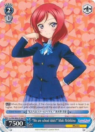 4d91944a-0b46-47fa-bea9-fb030e9bcfeb | ws-ll/en-w02-e184-pr-nf-lovelivedxvol2-pro-nm | "We are school idols!" Maki Nishikino