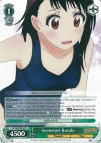 4d91944a-0b46-47fa-bea9-fb030e9bcfeb | ws-nk/w30-e030-r-nf-nisefalslove-rar-nm | Swimsuit Kosaki