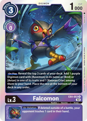 Falcomon [EX4-053] [Alternative Being Booster] Foil