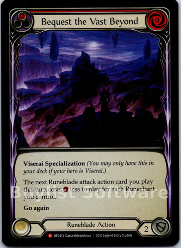 Bequest the Vast Beyond [DTD212] [Dusk till Dawn] Rainbow Foil