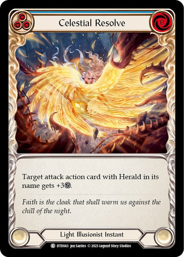 Celestial Resolve (Blue) [DTD043] [Dusk till Dawn] Rainbow Foil