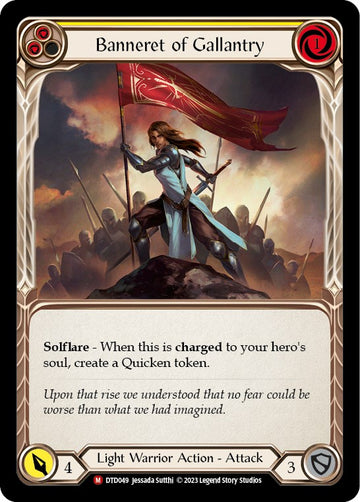 Banneret of Gallantry [DTD049] [Dusk till Dawn] Rainbow Foil