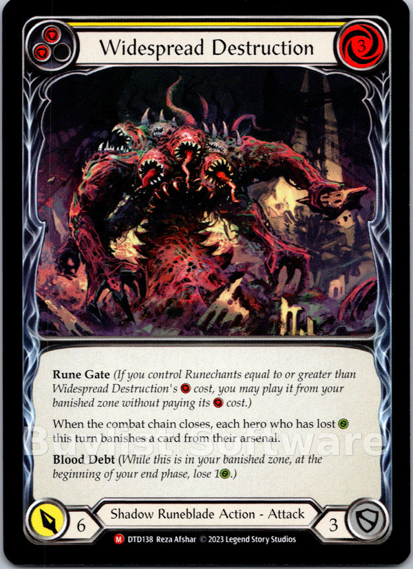 Widespread Destruction [DTD138] [Dusk till Dawn]