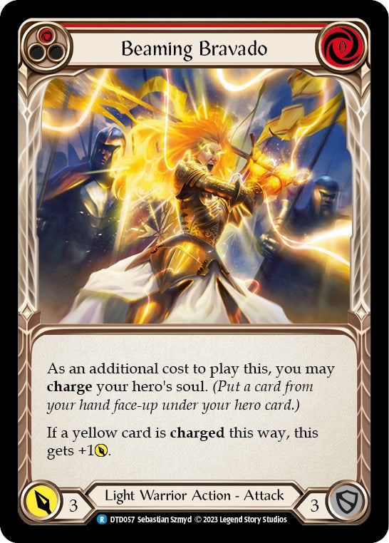 Beaming Bravado (Red) [DTD057] [Dusk till Dawn] Rainbow Foil