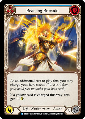 Beaming Bravado (Blue) [DTD059] [Dusk till Dawn] Rainbow Foil
