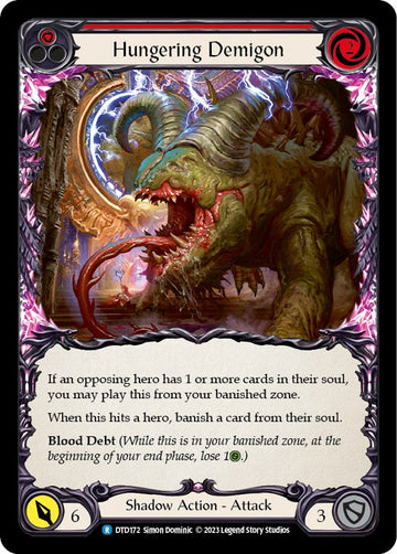 Hungering Demigon (Red) [DTD172] [Dusk till Dawn]