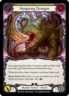 Hungering Demigon (Yellow) [DTD173] [Dusk till Dawn] Rainbow Foil