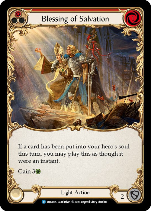 Blessing of Salvation (Red) [DTD085] [Dusk till Dawn] Rainbow Foil