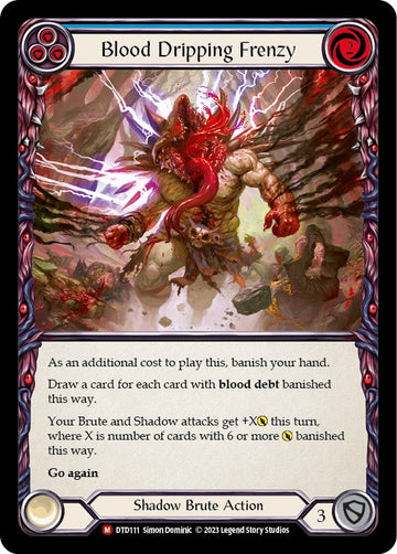 Blood Dripping Frenzy [DTD111] [Dusk till Dawn] Rainbow Foil
