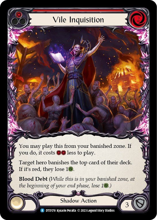 Vile Inquisition (Red) [DTD178] [Dusk till Dawn] Rainbow Foil