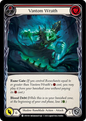 Vantom Wraith (Red) [DTD158] [Dusk till Dawn] Rainbow Foil