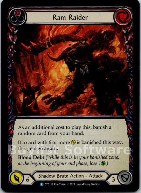 Ram Raider (Red) [DTD112] [Dusk till Dawn] Rainbow Foil