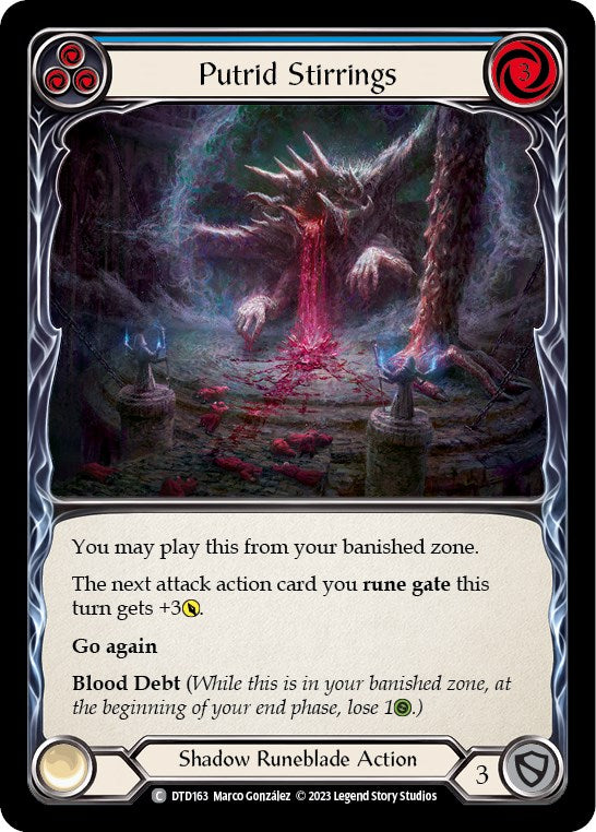 Putrid Stirrings (Blue) [DTD163] [Dusk till Dawn] Rainbow Foil