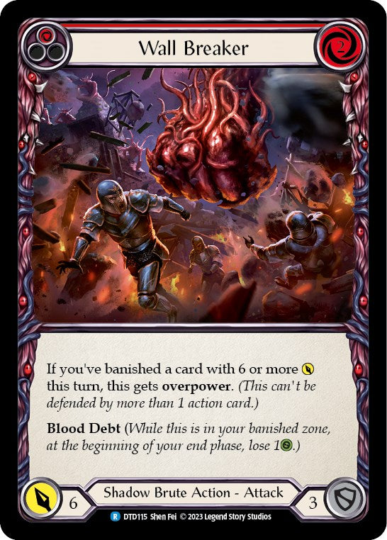 Wall Breaker (Red) [DTD115] [Dusk till Dawn] Rainbow Foil