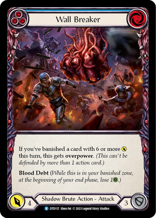 Wall Breaker (Blue) [DTD117] [Dusk till Dawn] Rainbow Foil
