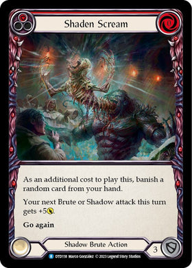 Shaden Scream (Red) [DTD118] [Dusk till Dawn] Rainbow Foil