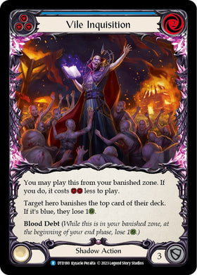 Vile Inquisition (Blue) [DTD180] [Dusk till Dawn]