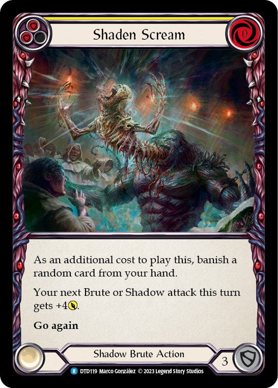 Shaden Scream (Yellow) [DTD119] [Dusk till Dawn]