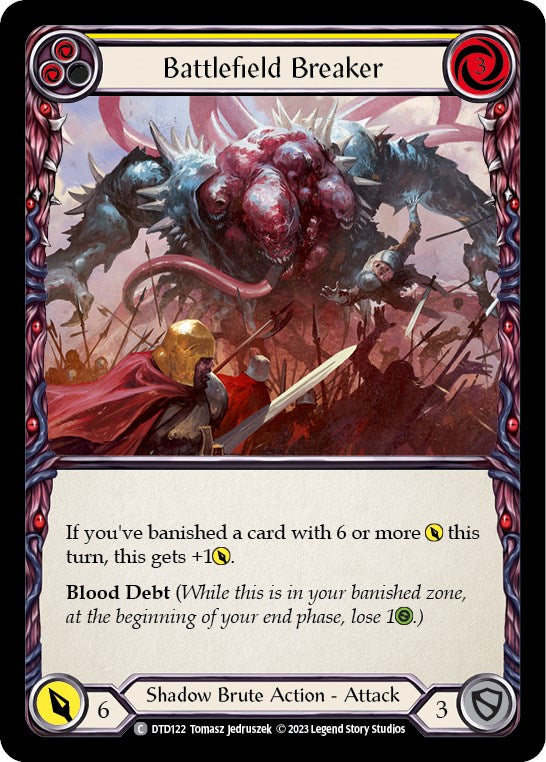 Battlefield Breaker (Yellow) [DTD122] [Dusk till Dawn] Rainbow Foil