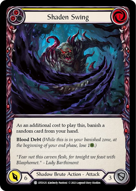 Shaden Swing (Yellow) [DTD125] [Dusk till Dawn]