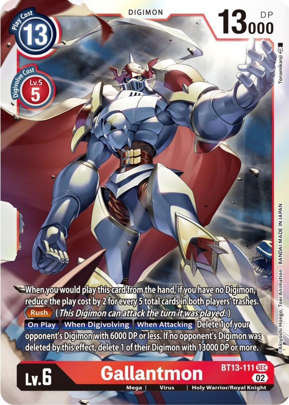 Gallantmon [BT13-111] [Versus Royal Knights] Foil