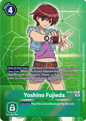 Yoshino Fujieda (Box Topper) [BT13-100] [Versus Royal Knights] Foil
