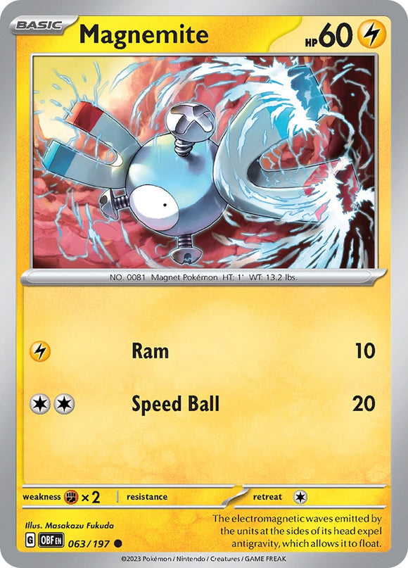 Magnemite [063/197] [Obsidian Flames]
