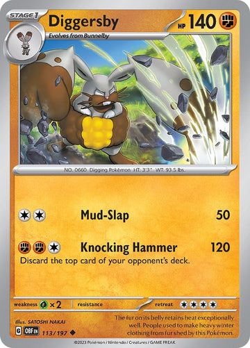 Diggersby [113/197] [Obsidian Flames]