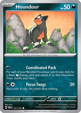 Houndour [131/197] [Obsidian Flames] Reverse Holofoil