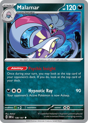 Malamar [138/197] [Obsidian Flames]