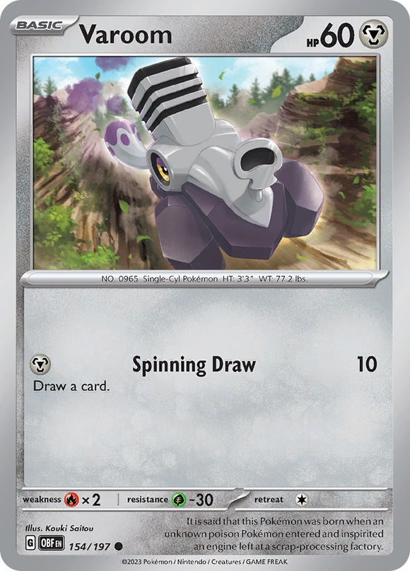 Varoom [154/197] [Obsidian Flames] Reverse Holofoil
