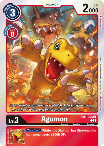 Agumon [RB1-004 R] [Resurgence Booster] Foil