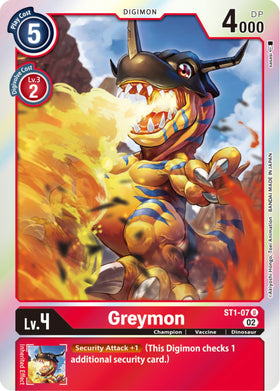 Greymon - ST1-07 (Resurgence Booster Reprint) [ST1-07] [Resurgence Booster] Foil
