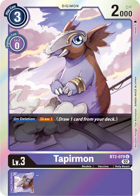 Tapirmon (Resurgence Booster Reprint) [BT2-070] [Resurgence Booster] Foil