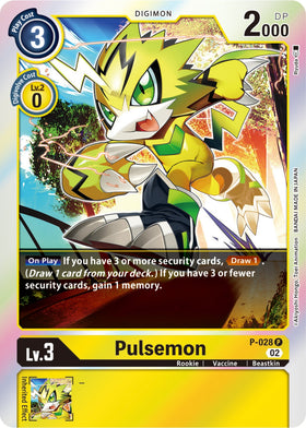 Pulsemon - P-028 (Resurgence Booster Reprint) [P-028] [Resurgence Booster] Foil