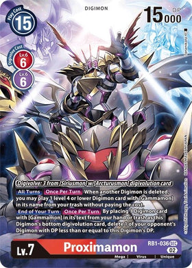 Proximamon (Textured Alternate Art) [RB1-036] [Resurgence Booster] Foil