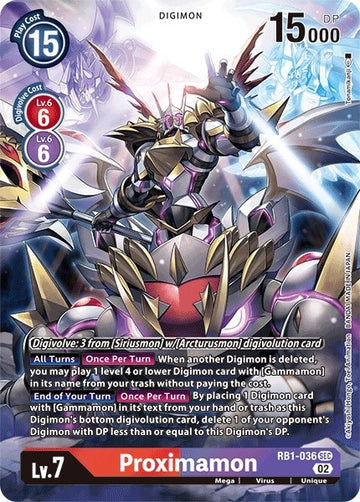 Proximamon (Textured Alternate Art) [RB1-036] [Resurgence Booster] Foil
