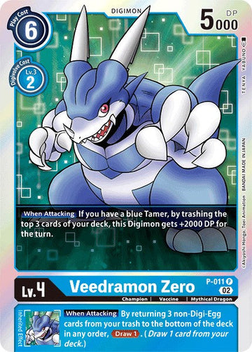 Veedramon Zero - P-011 (Resurgence Booster Reprint) [P-011 P] [Resurgence Booster] Foil