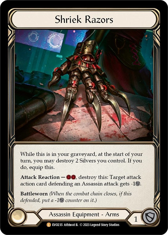 Shriek Razors [EVO235] [Bright Lights] Cold Foil