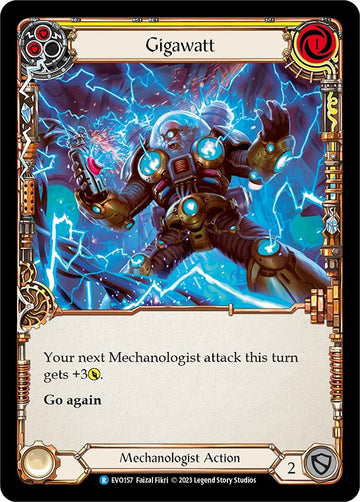 Gigawatt (Yellow) [EVO157] [Bright Lights] Rainbow Foil