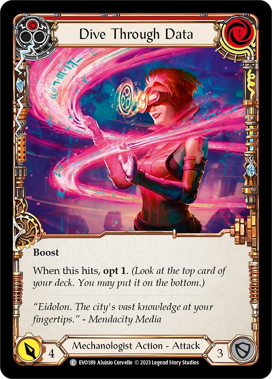 Dive Through Data (Red) [EVO189] [Bright Lights]