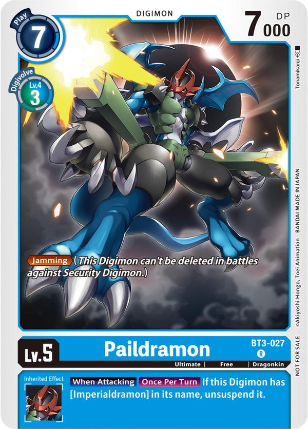 Paildramon (BT3-027) (NYCC 2023 Demo Deck) [BT3-027] [Digimon Demo Deck Exclusive Cards]