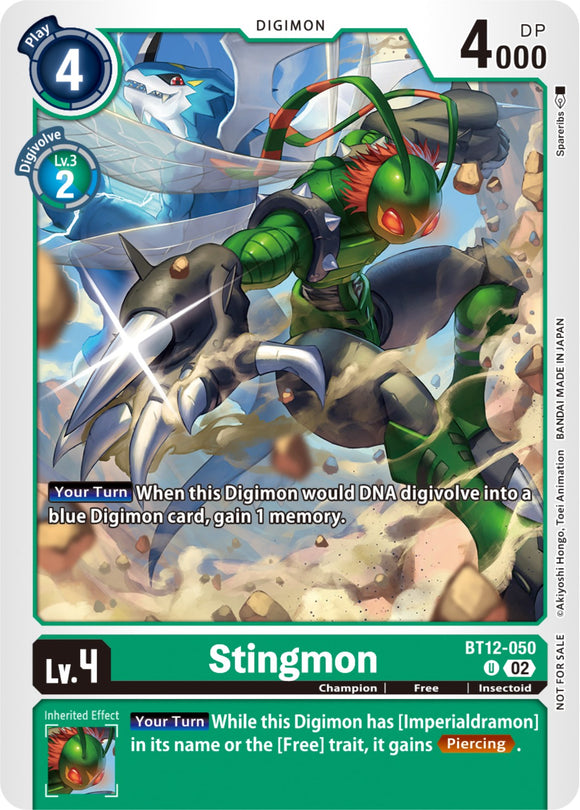 Stingmon (NYCC 2023 Demo Deck) [BT12-050] [Digimon Demo Deck Exclusive Cards]