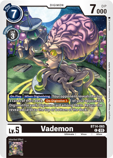 Vademon [BT14-065 C] [Blast Ace]
